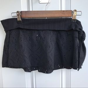 Zingara Swimwear Black Side Tie Swim Cover NWT